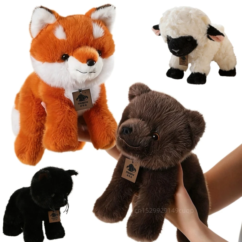 22/30cm Cartoon Stand Fox Plush Doll Pillow Soft Cute Sheep Black Cat Brown Bear Animal Stuffed Toy Home Decor Gift For Children
22/30cm Cartoon Stand Fox Plush Doll Pillow Soft Cute Sheep Black Cat Brown Bear Animal Stuffed Toy Home Decor Gift For Children