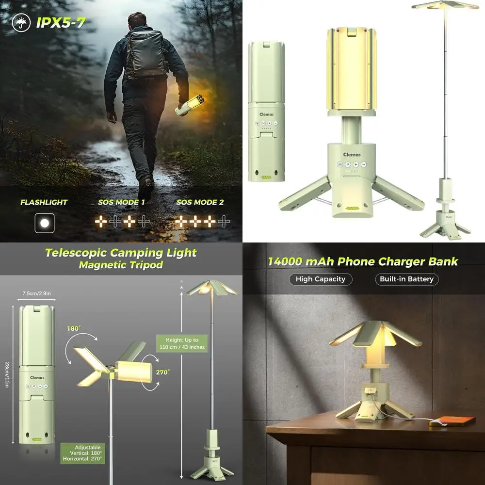 Перезаряжаемый светодиодный многофункциональный магнитный фонарь на 14000 мАч, водонепроницаемый кемпинговый фонарь на 6000 лм, портативный источник питания с регулировкой яркости для улицы
Перезаряжаемый светодиодный многофункциональный магнитный фонарь на 14000 мАч, водонепроницаемый кемпинговый фонарь на 6000 лм, портативный источник питания с регулировкой яркости для улицы