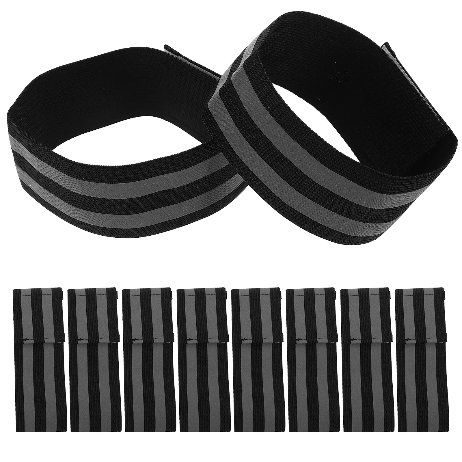 10 Pcs Reflective Wristband Armband Night Safety Elastic 5x35CM Black Running Strap High Visibility Band for Jogging Outdoor
10 Pcs Reflective Wristband Armband Night Safety Elastic 5x35CM Black Running Strap High Visibility Band for Jogging Outdoor