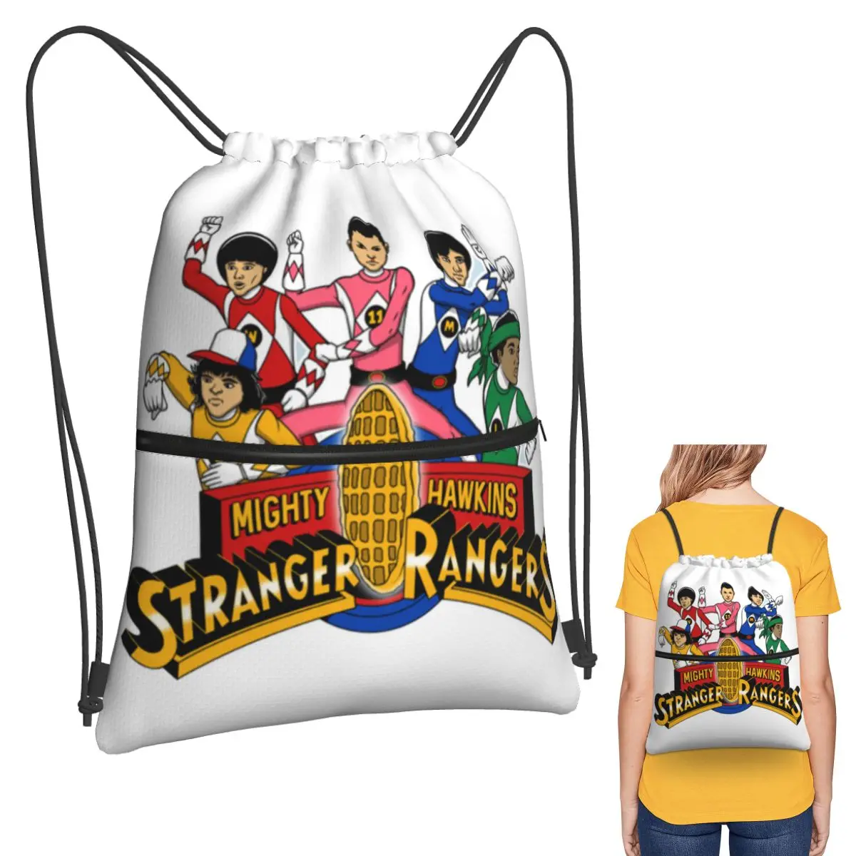 Stranger Rangers Backpacks Portable Drawstring Bundle Pocket Sports Bag Book Bags for Travel School
Stranger Rangers Backpacks Portable Drawstring Bundle Pocket Sports Bag Book Bags for Travel School