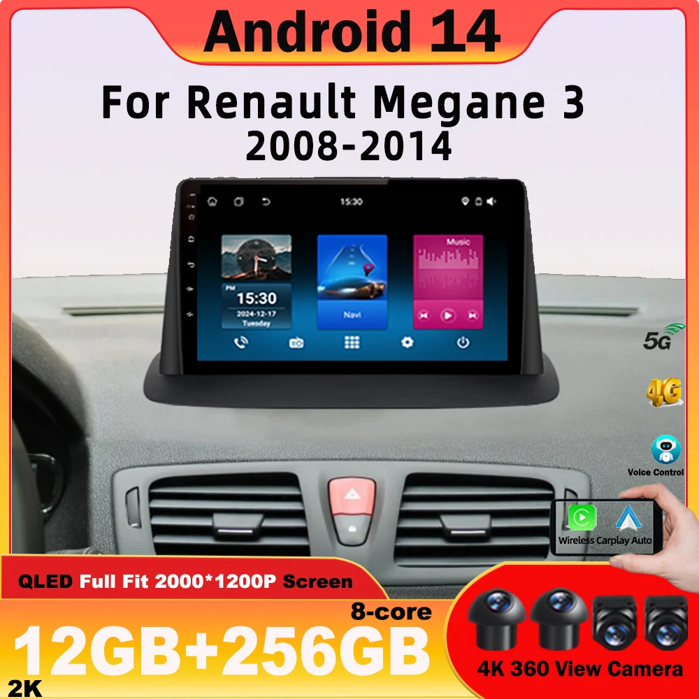 Android Car For Renault Megane 3 Fluence 2008 - 2014 Carplay Multimedia Video Player GPS Android Auto NO 2DIN DVD Head Unit WIFI
Android Car For Renault Megane 3 Fluence 2008 - 2014 Carplay Multimedia Video Player GPS Android Auto NO 2DIN DVD Head Unit WIFI