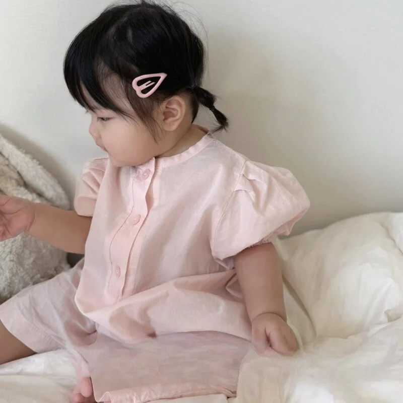 2026 Summer New Korean Style Baby Solid Color Bud Short Sleeve Jumpsuit Soft Skin Friendly Infant Toddler Romper Onesie
2026 Summer New Korean Style Baby Solid Color Bud Short Sleeve Jumpsuit Soft Skin Friendly Infant Toddler Romper Onesie