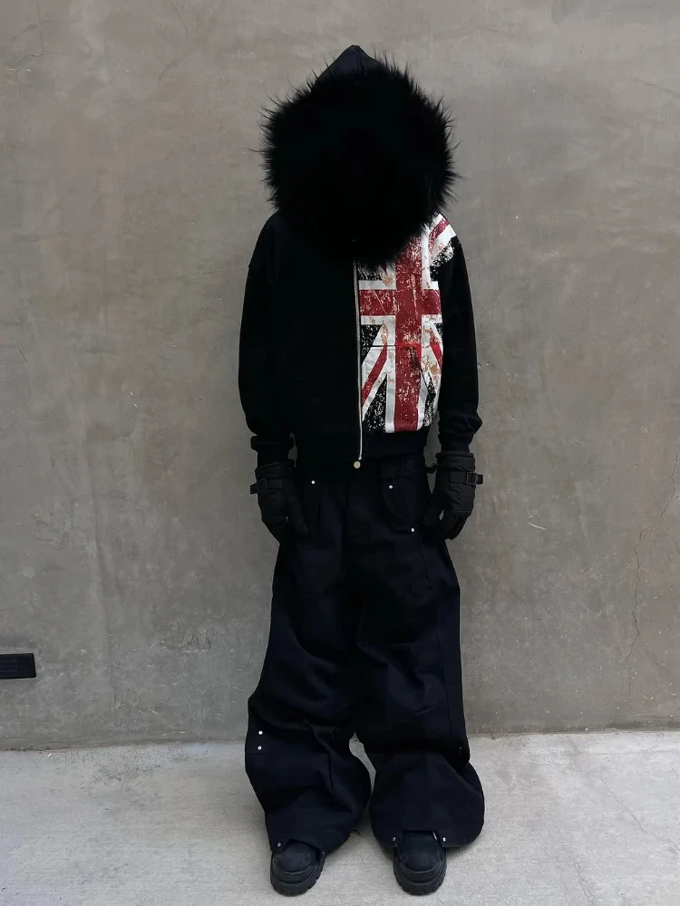 Американский ретро-эстетика с принтом, трендовый пуловер с меховым воротником, толстовка Y2K, уличная одежда, классическая куртка с капюшоном на молнии с длинными рукавами
Американский ретро-эстетика с принтом, трендовый пуловер с меховым воротником, толстовка Y2K, уличная одежда, классическая куртка с капюшоном на молнии с длинными рукавами