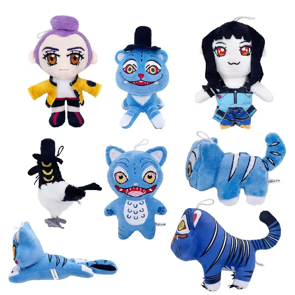 NEW--New Anime K pop Demons Hunters Plush Cute Purple Tiger Black Hat Magpie With 3 Eyes Monster Hunt Girl Group Doll Gifts
NEW--New Anime K pop Demons Hunters Plush Cute Purple Tiger Black Hat Magpie With 3 Eyes Monster Hunt Girl Group Doll Gifts