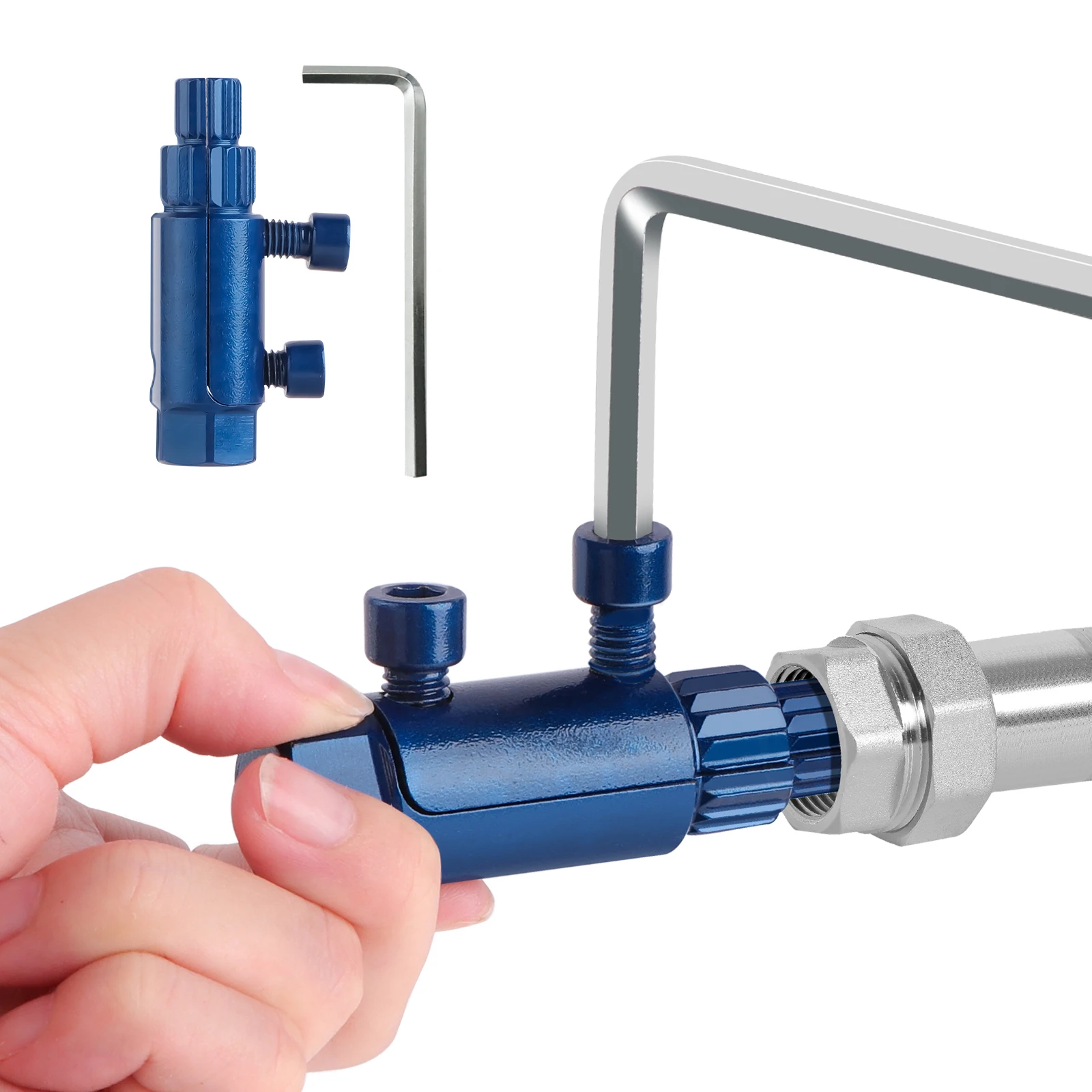 Broken Pipe Thread Extractor Tool for 1/2”, 3/4”, 1” Pipes (DN15/20/25) Thread Removal Tool for Broken Threads in Faucets/Angle
Broken Pipe Thread Extractor Tool for 1/2”, 3/4”, 1” Pipes (DN15/20/25) Thread Removal Tool for Broken Threads in Faucets/Angle