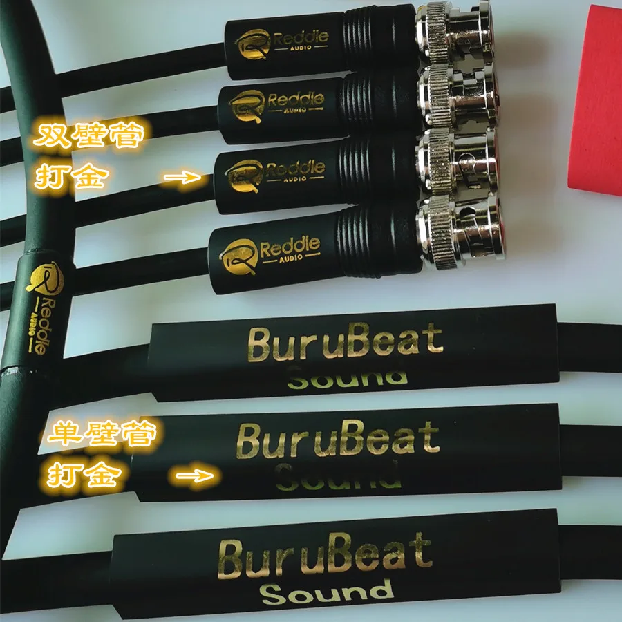 2 Times Tube High end customized number heat shrink line number tube wire identification printing gold color printing
2 Times Tube High end customized number heat shrink line number tube wire identification printing gold color printing