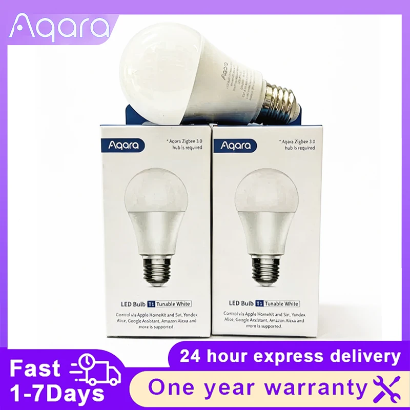 Умная светодиодная лампа Aqara 220-240В T1 2700K-6500K с регулируемой яркостью и адаптивным освещением, Zigbee 3.0, E27, дистанционное управление, совместима с Apple HomeKit
Умная светодиодная лампа Aqara 220-240В T1 2700K-6500K с регулируемой яркостью и адаптивным освещением, Zigbee 3.0, E27, дистанционное управление, совместима с Apple HomeKit