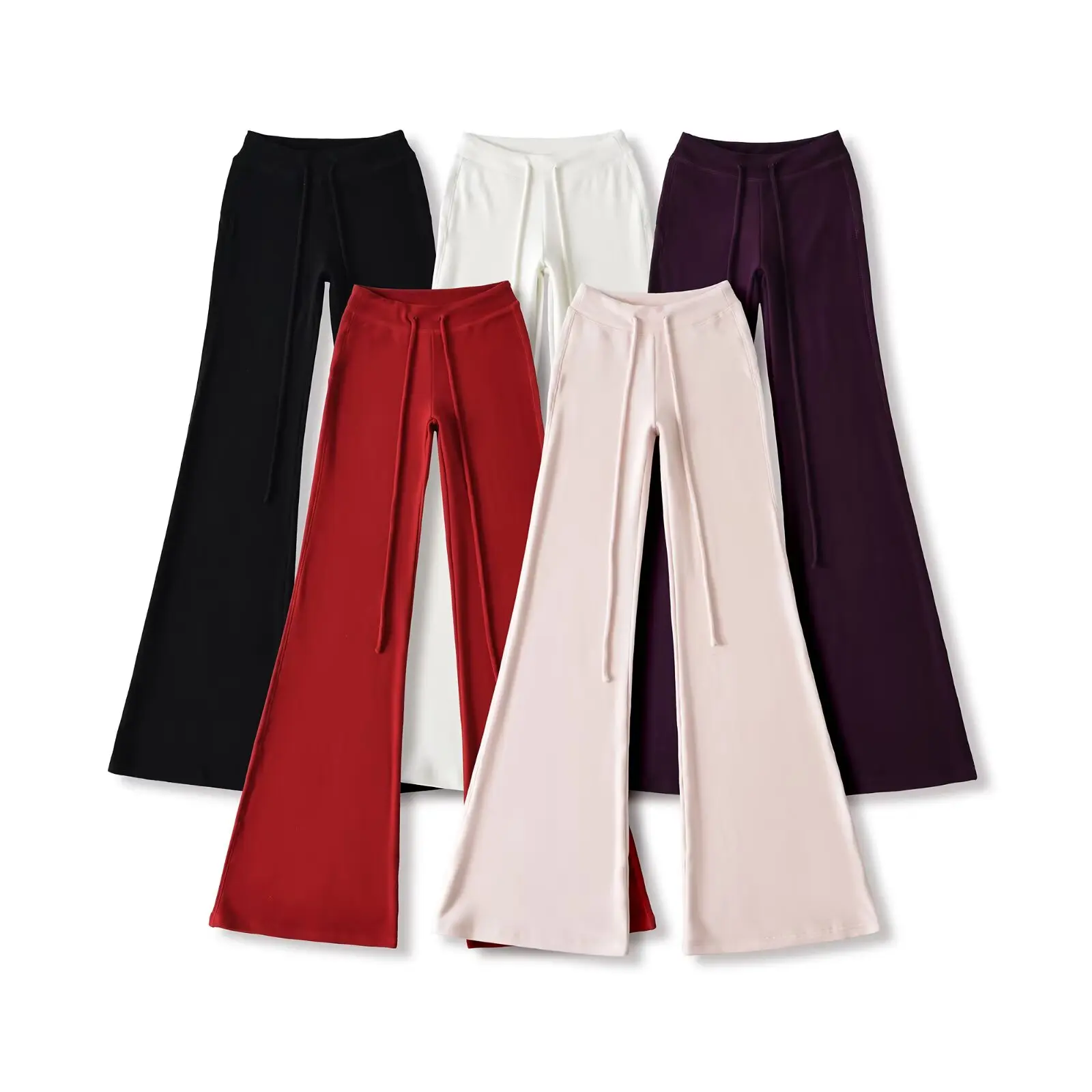 American Style Hot Girl Drawstring Flared Pants Sweet Simple Loose Slimming Casual Pants Autumn Season Women's Fashion
American Style Hot Girl Drawstring Flared Pants Sweet Simple Loose Slimming Casual Pants Autumn Season Women's Fashion