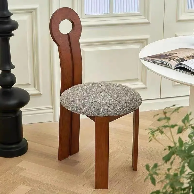 Mooli Solid Wood Dining Chair Designer Net Red Key Chair Household Modern Simple Reclining Chair Sub French Bedroom Makeup Stool
Mooli Solid Wood Dining Chair Designer Net Red Key Chair Household Modern Simple Reclining Chair Sub French Bedroom Makeup Stool
