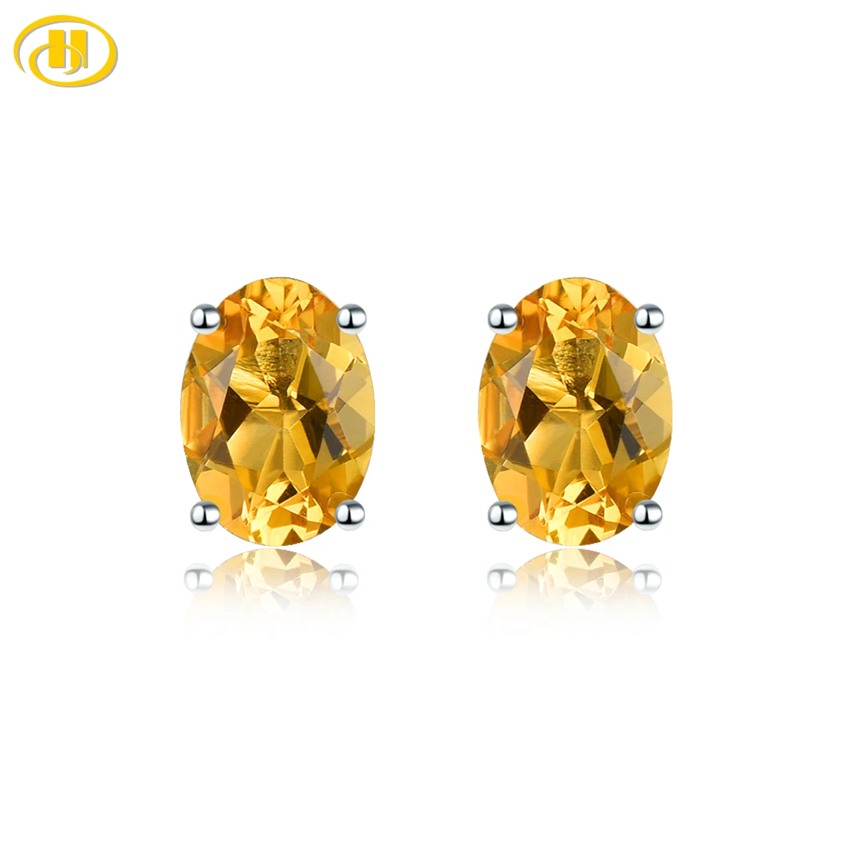 Женские серьги-гвоздики из серебра 925 пробы с натуральным Цитрином
Женские серьги-гвоздики из серебра 925 пробы с натуральным Цитрином