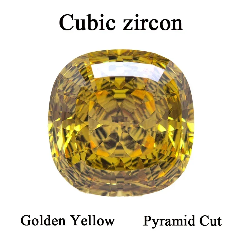 Cubic Zircon Square Cushion Cut Golden Yellow Color 10mm High Quality Gemstones for Jewelry Making
Cubic Zircon Square Cushion Cut Golden Yellow Color 10mm High Quality Gemstones for Jewelry Making