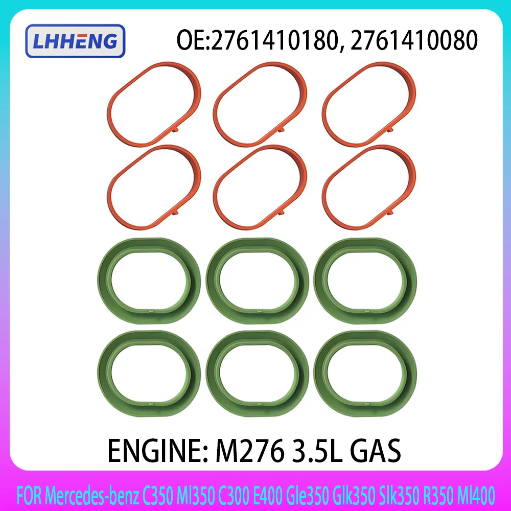Intake Manifold Upper & Lower Gasket Set For Mercedes-Benz 3.5L GAS V6 M276 C350 ML350 C300 E400 GlE350 GLK350 SLK350 2012-2018
Intake Manifold Upper & Lower Gasket Set For Mercedes-Benz 3.5L GAS V6 M276 C350 ML350 C300 E400 GlE350 GLK350 SLK350 2012-2018