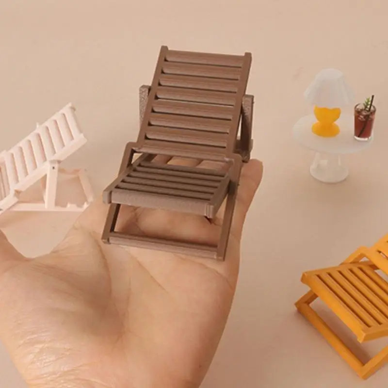 Plastic Chair Toy Figure Model Realistic Loungers Realistic Doll House Pretend Girls Gift Realistic Beach Chair A2UB
Plastic Chair Toy Figure Model Realistic Loungers Realistic Doll House Pretend Girls Gift Realistic Beach Chair A2UB
