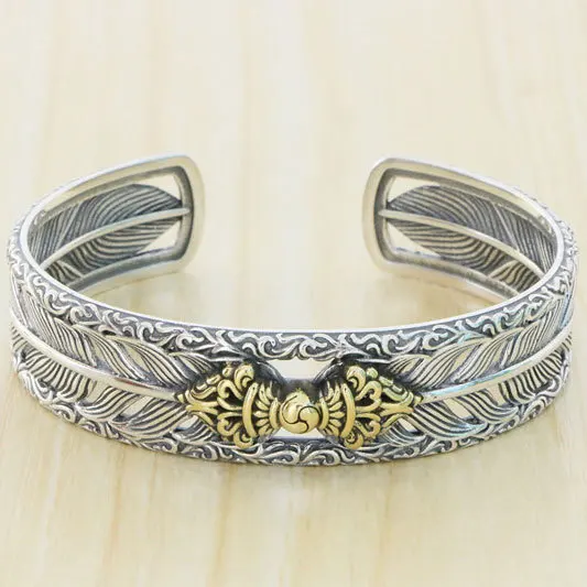 925 sterling silver diamond pestle wide face trendsetter opening bracelet for men trendy retro personality European punk bracele
925 sterling silver diamond pestle wide face trendsetter opening bracelet for men trendy retro personality European punk bracele
