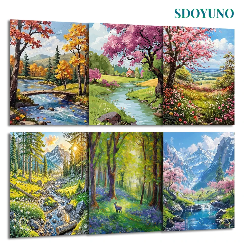 SDOYUNO Painting By Number Adults New Acrylic Paints Landscape Artwork Framed Wall Art Modern Art Supplies Color Markers Crafts
SDOYUNO Painting By Number Adults New Acrylic Paints Landscape Artwork Framed Wall Art Modern Art Supplies Color Markers Crafts