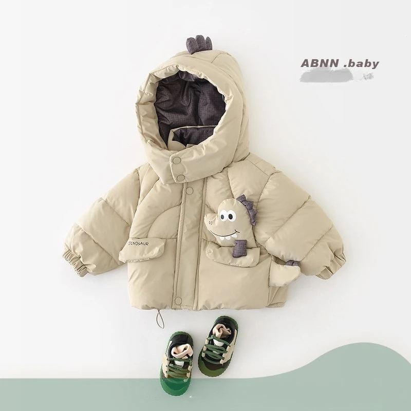 Children's Winter Cotton-padded Clothes New Baby Windproof Hooded Cartoon Little Dinosaur Cotton Clothes Baby Thickened Coat
Children's Winter Cotton-padded Clothes New Baby Windproof Hooded Cartoon Little Dinosaur Cotton Clothes Baby Thickened Coat