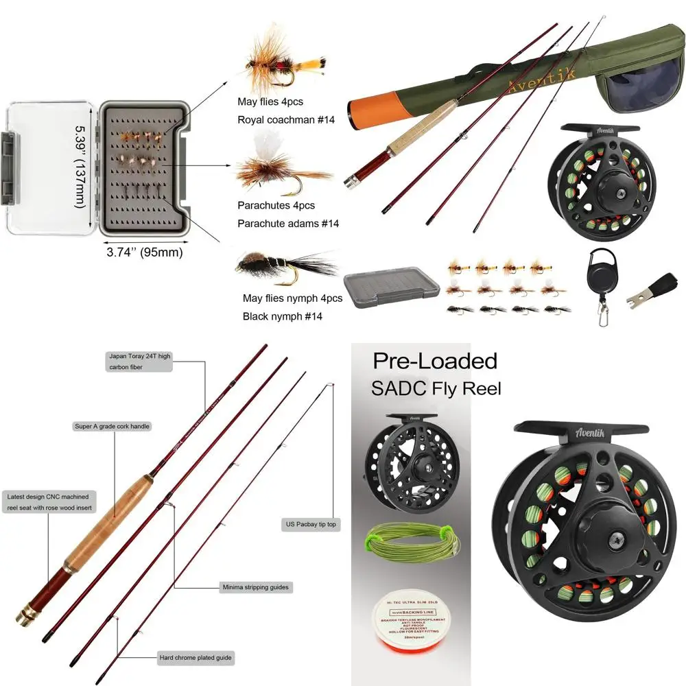 Ultimate Fishing Combo Kit with 0-6 Weight Rod and Travel Case
Ultimate Fishing Combo Kit with 0-6 Weight Rod and Travel Case