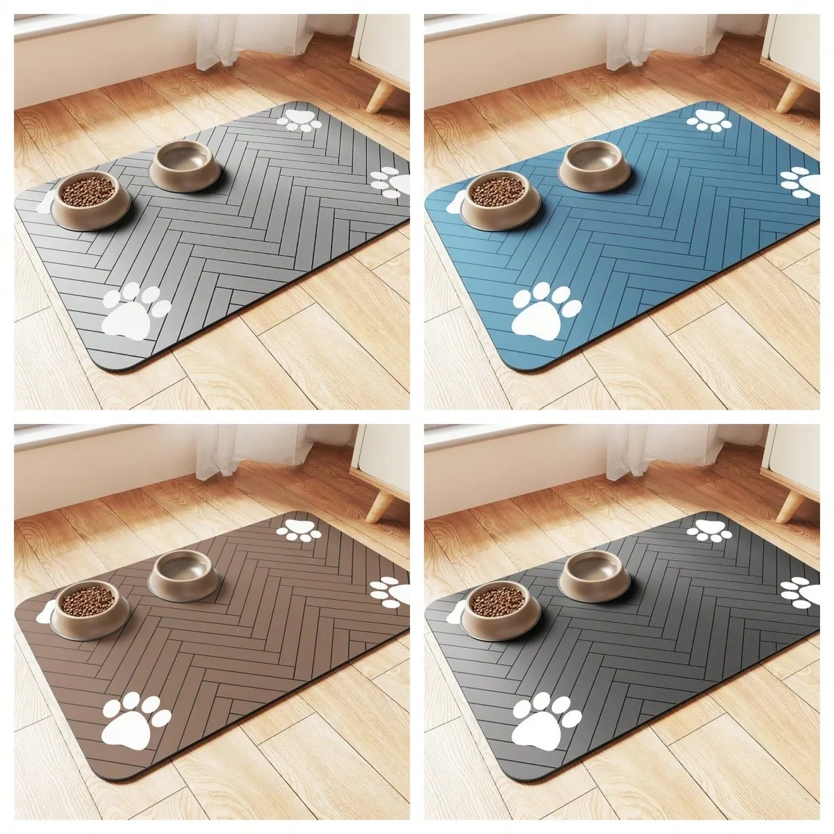 Pet Feeding Mat, Silica Gel Dog/Cat Food Placemat, Absorbent & Quick Dry
Pet Feeding Mat, Silica Gel Dog/Cat Food Placemat, Absorbent & Quick Dry