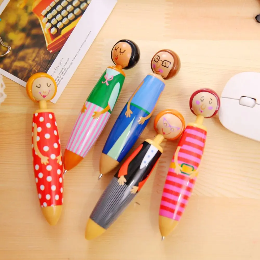 5Pcs/bag New Plastic Ballpoint Pen Cartoon Stationery Neutral Pen School Office Supplies Gift Doll Pen
5Pcs/bag New Plastic Ballpoint Pen Cartoon Stationery Neutral Pen School Office Supplies Gift Doll Pen