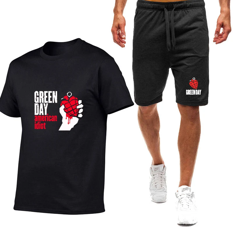 Green Day ' American Idiot Albuum Cover Logo Print 2026 Summer Men's Handsome Bright Colors Eye-catching T-shirt Pants Suits
Green Day ' American Idiot Albuum Cover Logo Print 2026 Summer Men's Handsome Bright Colors Eye-catching T-shirt Pants Suits