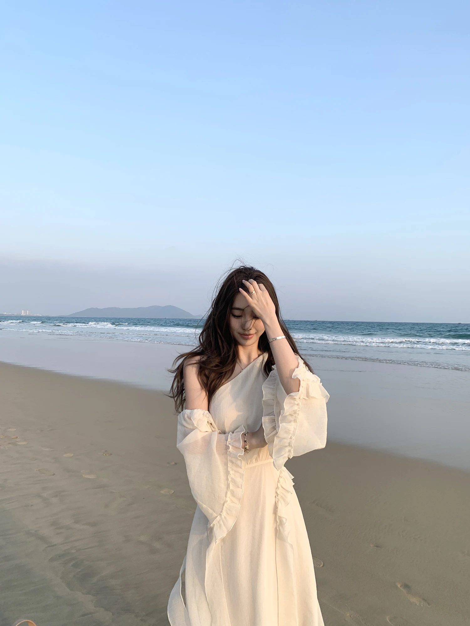 EEONE22000am Fairylike Off-oulder Gown Flowing Ethereal Island Breeze Ele Lady's Dr Beach Travel Suitable Long Sve
EEONE22000am Fairylike Off-oulder Gown Flowing Ethereal Island Breeze Ele Lady's Dr Beach Travel Suitable Long Sve