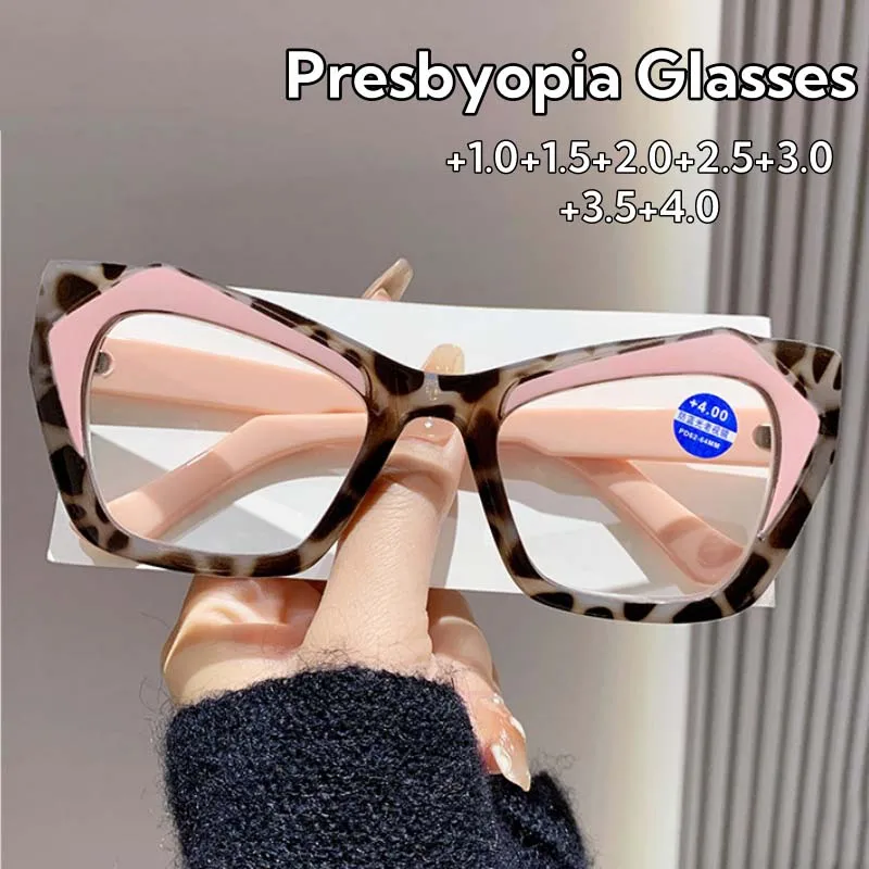 Oversized Cat Eye Reading Glasses Unisex Fashion Far Sight Eyeglasses Vintage Anti-blue Light Full Frame Eye Protection Eyewear
Oversized Cat Eye Reading Glasses Unisex Fashion Far Sight Eyeglasses Vintage Anti-blue Light Full Frame Eye Protection Eyewear