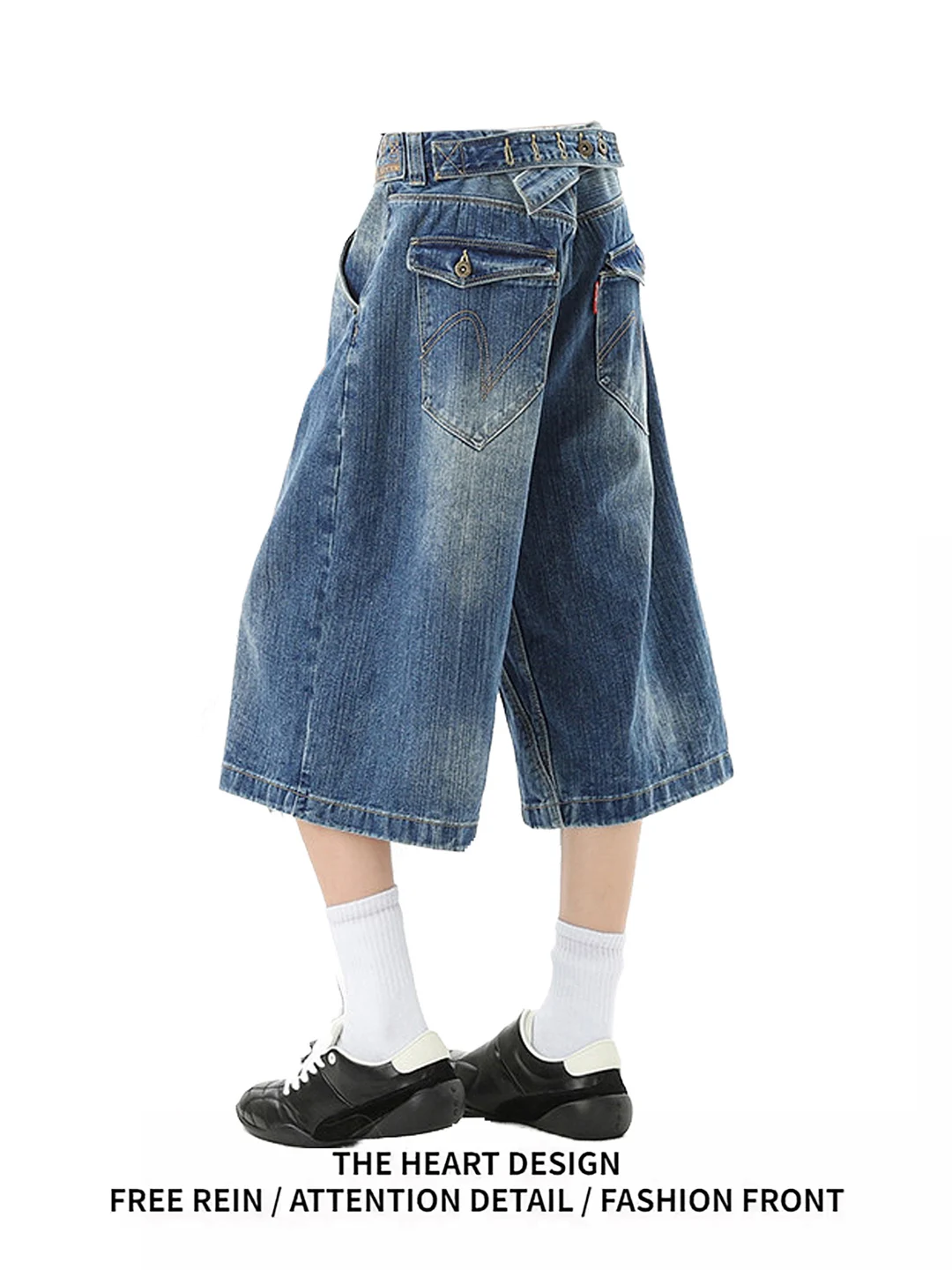 Women's High Waist Wide Leg Jeans Bamboo Node Paris Buckle Seven-Foot Pants Summer Design Washed Out-of-date Casual Cotton
Women's High Waist Wide Leg Jeans Bamboo Node Paris Buckle Seven-Foot Pants Summer Design Washed Out-of-date Casual Cotton