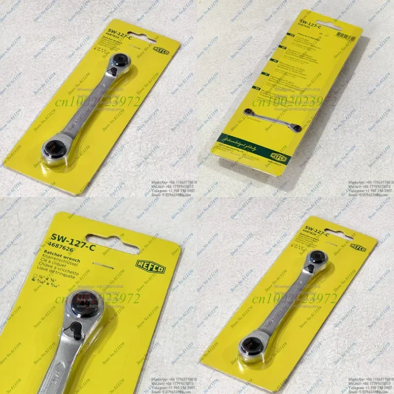 1PC REFCO Professional Ratchet Wrench SW-127-C 4687626 For AC Refrigeration Compressor Repair New
1PC REFCO Professional Ratchet Wrench SW-127-C 4687626 For AC Refrigeration Compressor Repair New