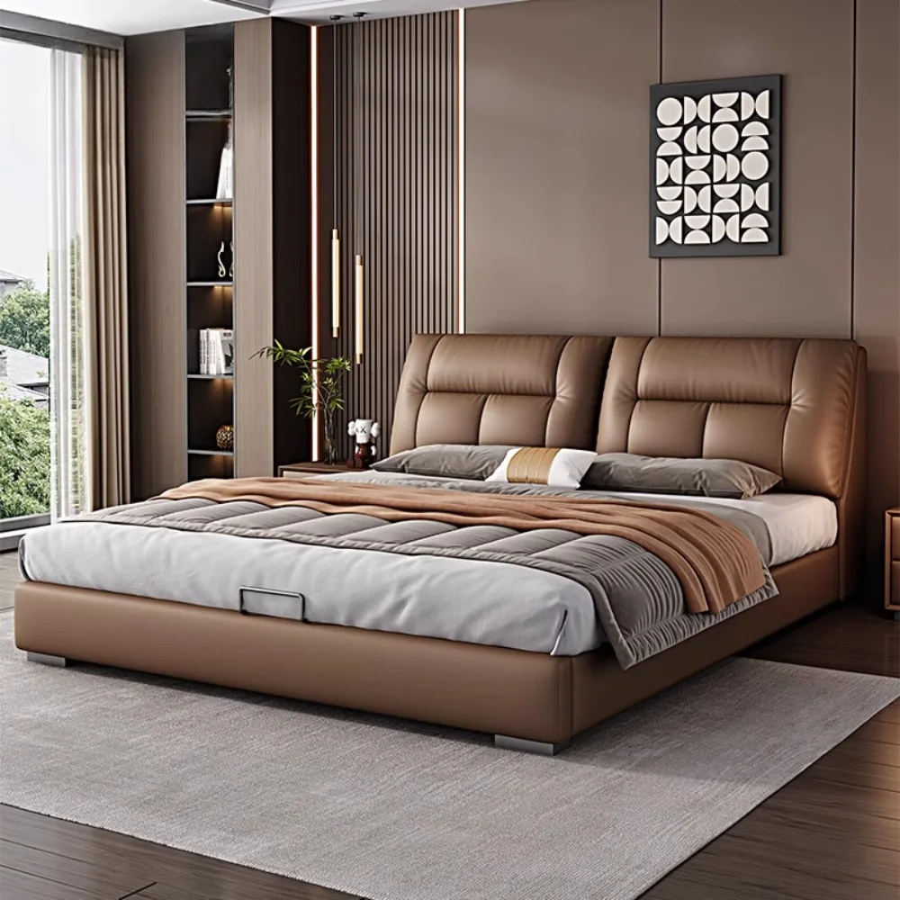 180x200 Double Beds Waterproof Storage Multifunctional Headboards Bed Frame Nightstands Cama De Lujo Para Dormitorio Furnitures
180x200 Double Beds Waterproof Storage Multifunctional Headboards Bed Frame Nightstands Cama De Lujo Para Dormitorio Furnitures