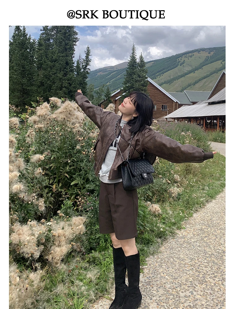 Slimming Straight Leg Suit Pants High Waist Casual Wide Leg Five-Quarter Pants Versatile Women's Faion Autumn 2023 SRK Brand
Slimming Straight Leg Suit Pants High Waist Casual Wide Leg Five-Quarter Pants Versatile Women's Faion Autumn 2023 SRK Brand