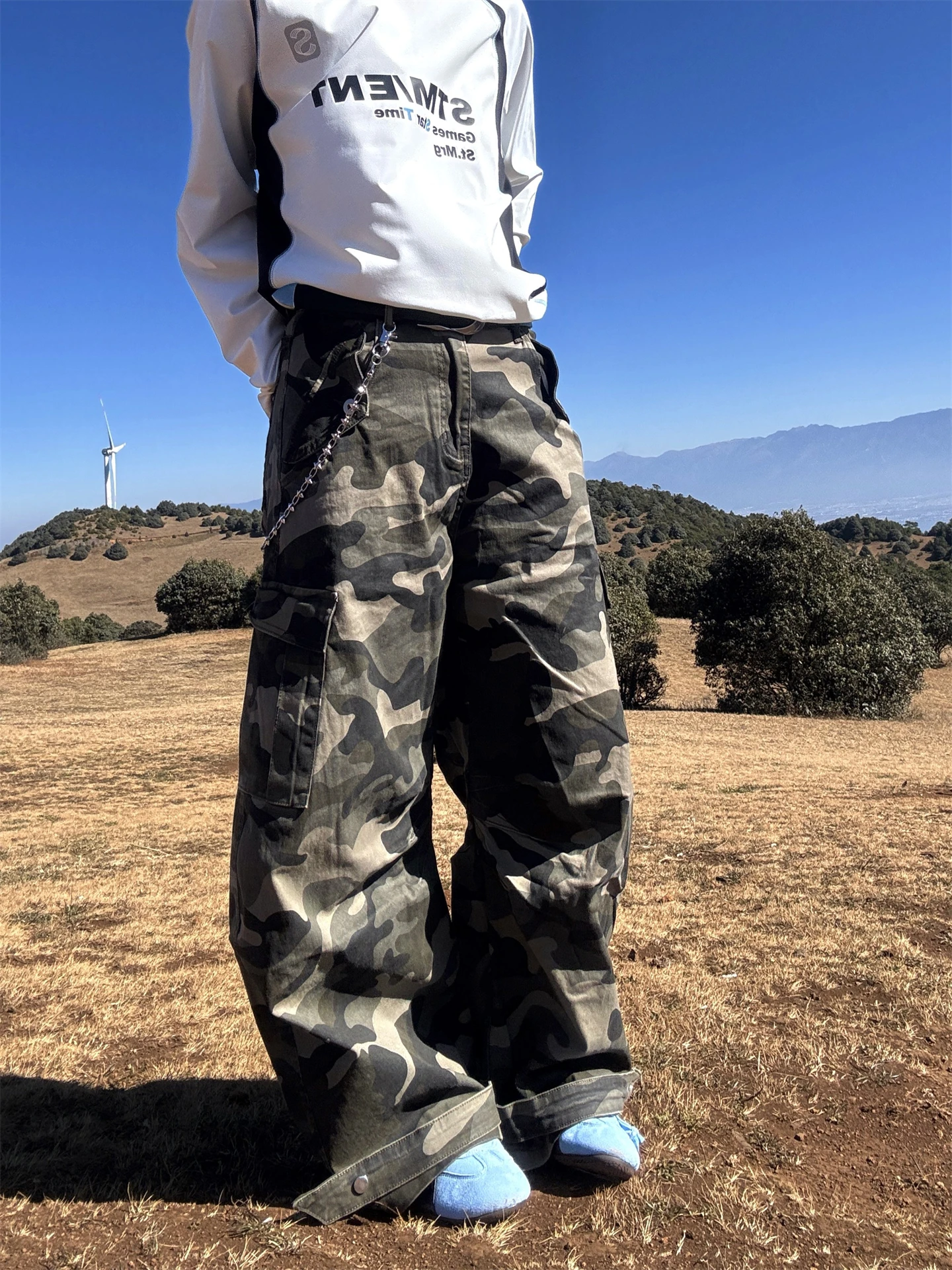American Retro Camouflage Wide Leg Men's Jeans Street Sle Trendy Brand Haome Workwear Pants Youth mid Waist Button Fly
American Retro Camouflage Wide Leg Men's Jeans Street Sle Trendy Brand Haome Workwear Pants Youth mid Waist Button Fly