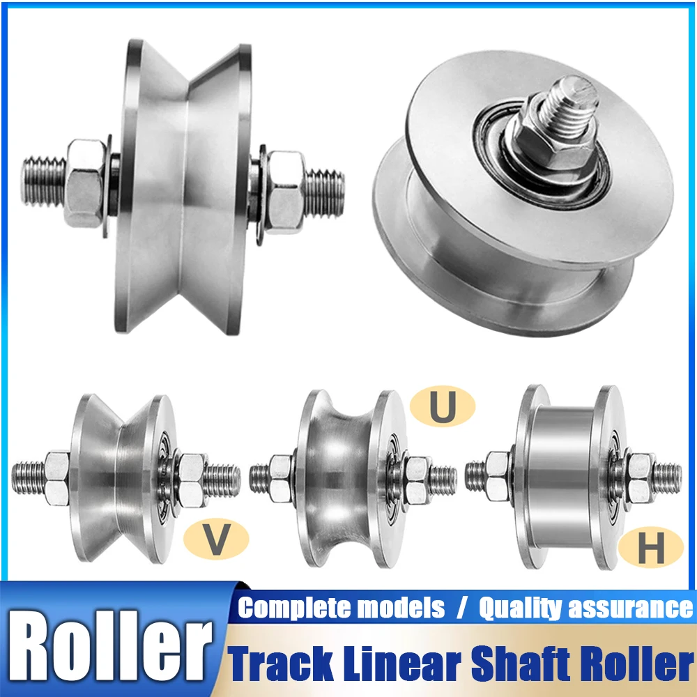 1pc 201/304 Stainless Steel Pulley V/U/H Type Double-end Bolt Shower Door Track Wheel Mute Bearing Pulley Sliding Door Rollers
1pc 201/304 Stainless Steel Pulley V/U/H Type Double-end Bolt Shower Door Track Wheel Mute Bearing Pulley Sliding Door Rollers