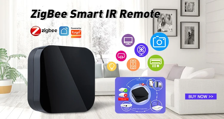Универсальный инфракрасный пульт дистанционного управления ZigBee работает с Alexa и Google Home, беспроводной пульт для умного дома
Универсальный инфракрасный пульт дистанционного управления ZigBee работает с Alexa и Google Home, беспроводной пульт для умного дома