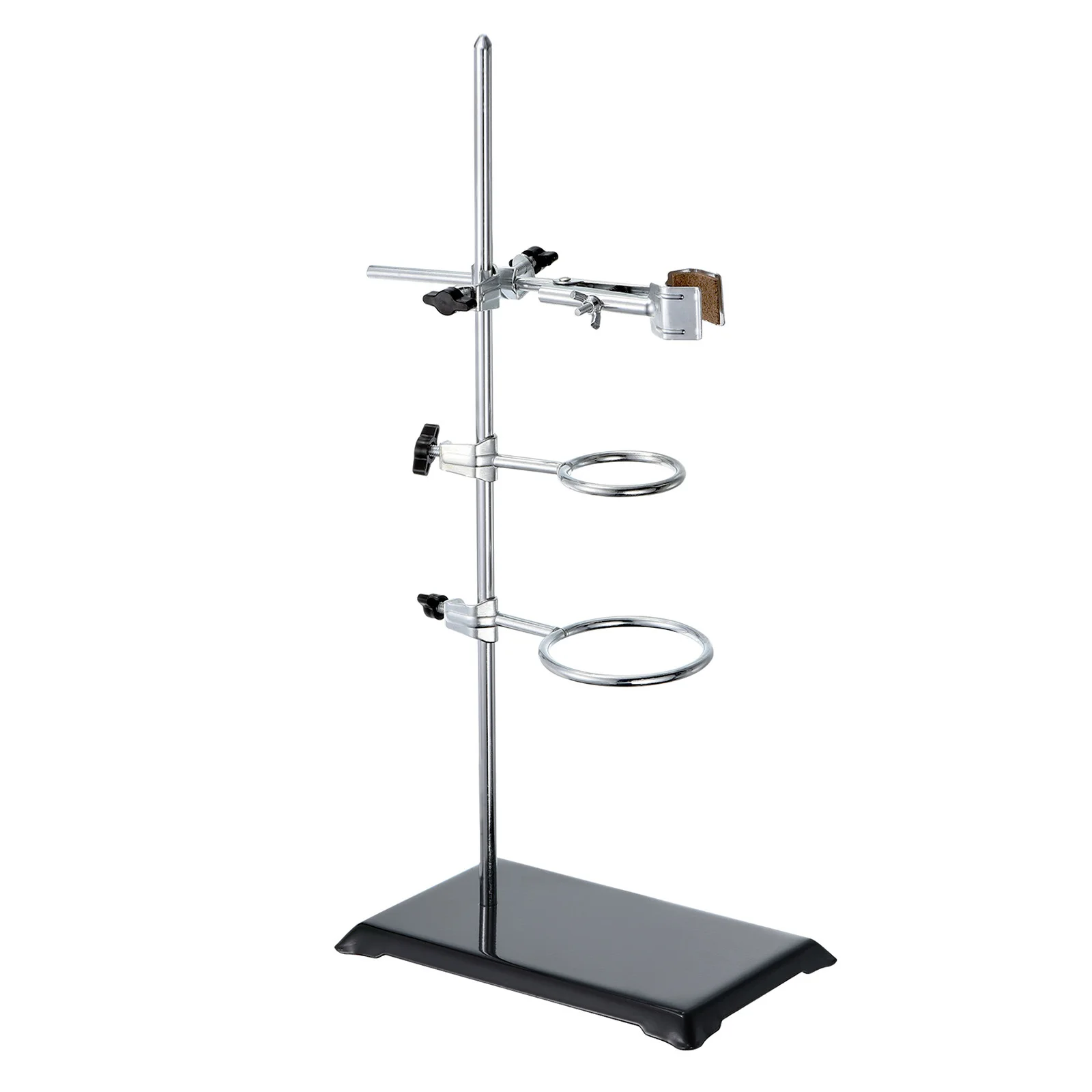 Lab Stand Set, 20 Inch Lab Stand & Clamp Set, 1 Set Stand Support with 1 Flask Clamp & 2 Retort Rings for Chemistry Laboratory
Lab Stand Set, 20 Inch Lab Stand & Clamp Set, 1 Set Stand Support with 1 Flask Clamp & 2 Retort Rings for Chemistry Laboratory