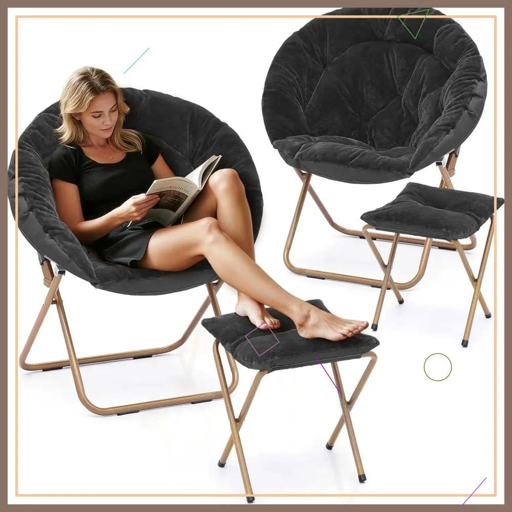 Современное складное кресло-софа с оттоманкой – уютное, из искусственного меха, выдерживает до 136 кг, портативное для спальни, гостиной, игр, кемпинга
Современное складное кресло-софа с оттоманкой – уютное, из искусственного меха, выдерживает до 136 кг, портативное для спальни, гостиной, игр, кемпинга