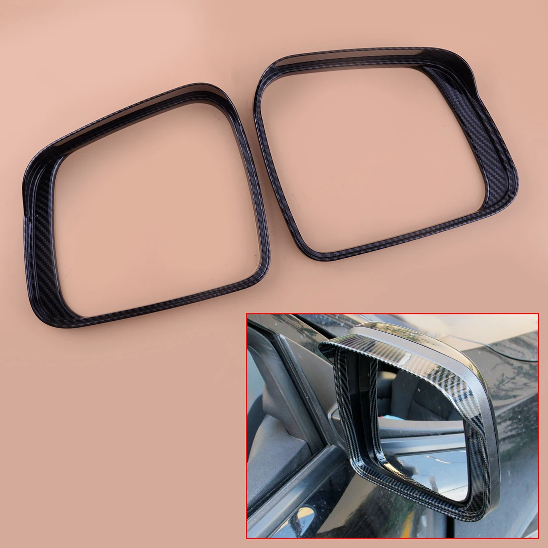 1 Pair Carbon Fiber Style Car Side Rear Mirror Visor Rain Eyebrow Cover Trim Fit for Dodge Durango 2011-2017 2018 2019 2020 2021
1 Pair Carbon Fiber Style Car Side Rear Mirror Visor Rain Eyebrow Cover Trim Fit for Dodge Durango 2011-2017 2018 2019 2020 2021