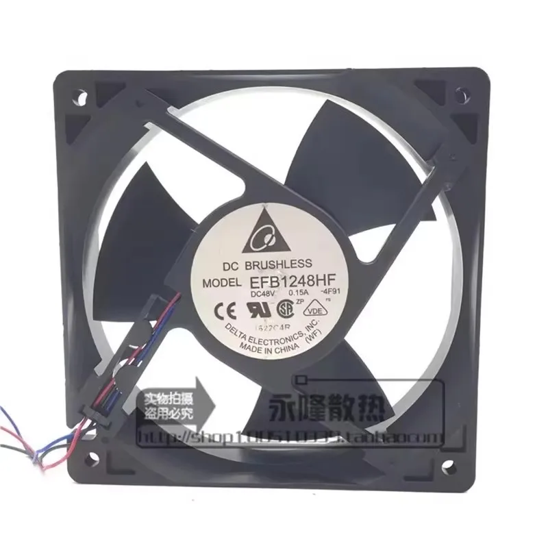 New 120 * 120 * 32MM 48V 0.15A 12CM EFB1248HF Dual Ball Converter Server Cooling Fan
New 120 * 120 * 32MM 48V 0.15A 12CM EFB1248HF Dual Ball Converter Server Cooling Fan