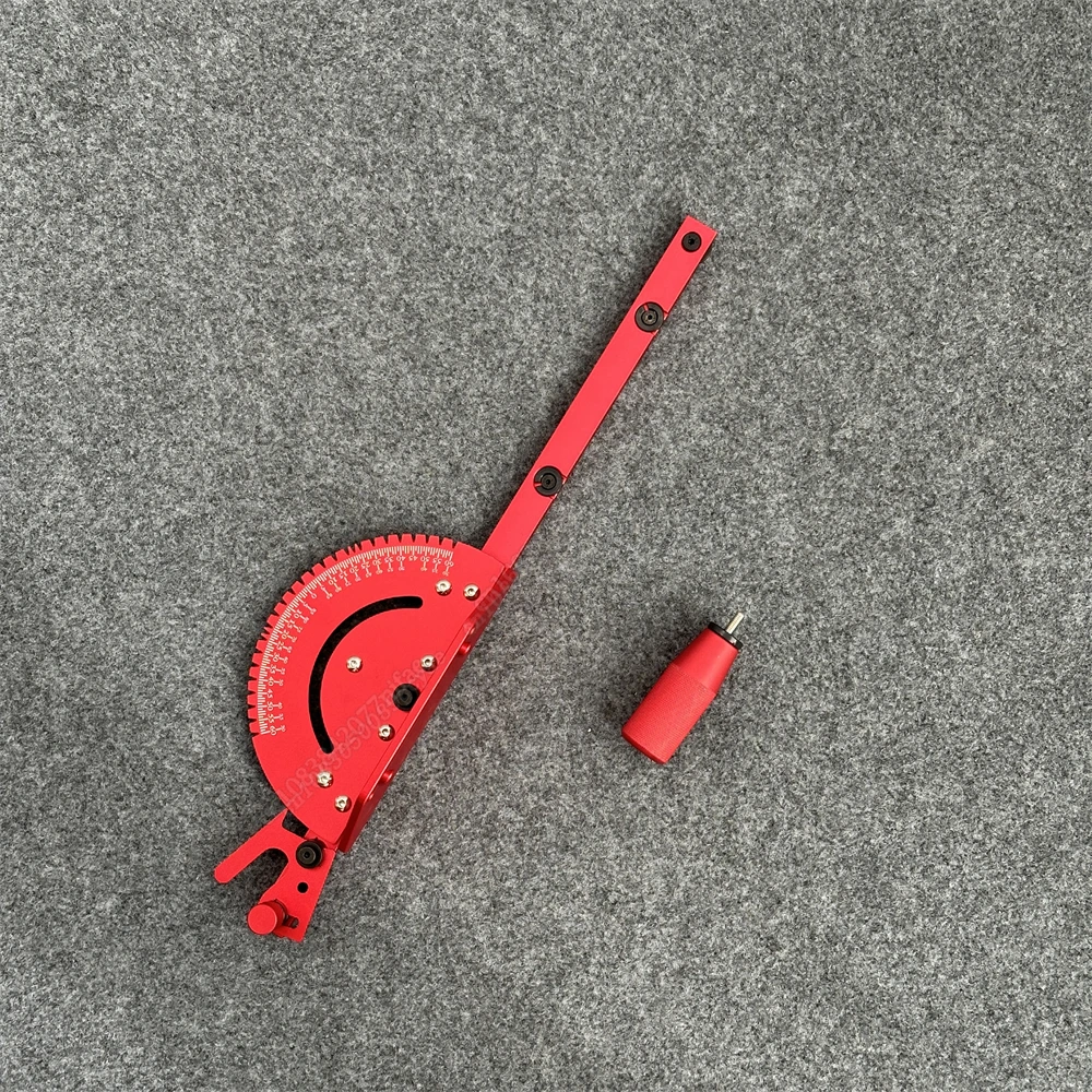 Red Miter Gauge Aluminum Alloy Handle Benches Table Saw Router Miter Gauge Sawing Assembly Ruler Woodworking Tools
Red Miter Gauge Aluminum Alloy Handle Benches Table Saw Router Miter Gauge Sawing Assembly Ruler Woodworking Tools
