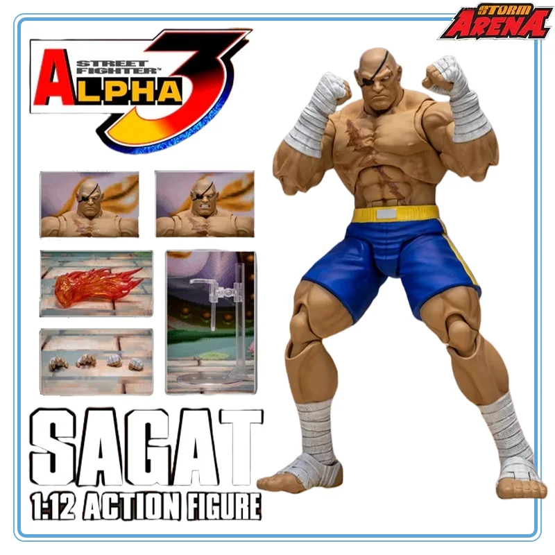 【100%Authentic】STORM ARENA 1/12 Series Street Fighter Zero 3 Series SAGAT Anime Cartoon Garage Kit Action Figure Gifts Toys
【100%Authentic】STORM ARENA 1/12 Series Street Fighter Zero 3 Series SAGAT Anime Cartoon Garage Kit Action Figure Gifts Toys