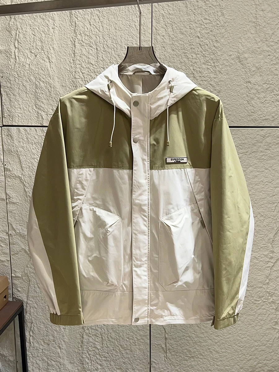 High-End H-Series Men's Spring Jacket Breathable Refreshing Windproof Casual Hooded Patchwork Color Block Outerwear
High-End H-Series Men's Spring Jacket Breathable Refreshing Windproof Casual Hooded Patchwork Color Block Outerwear