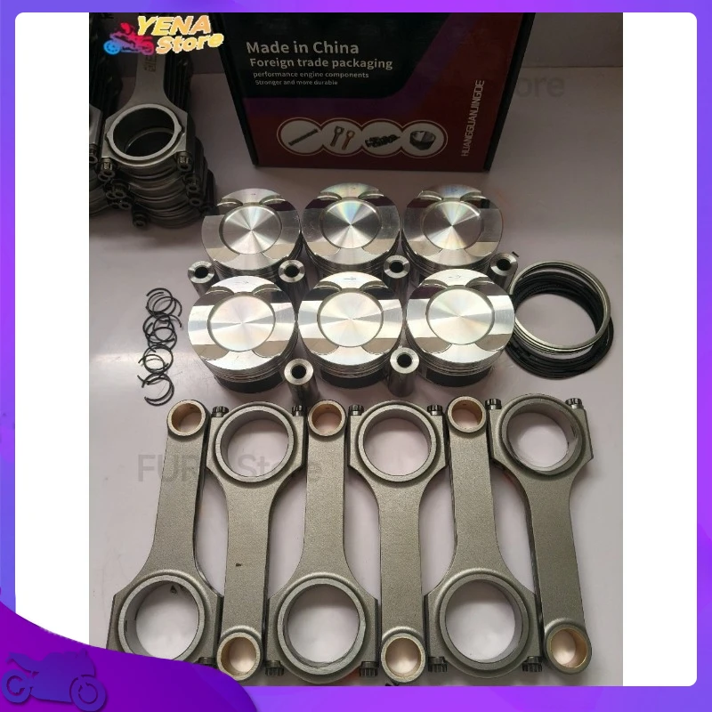 Комплект кованых шатунов и поршней для N55 S55 3.0L: Высокопроизводительный комплект для сборки двигателя, усиленные компоненты, детали для тюнинга турбонаддува
Комплект кованых шатунов и поршней для N55 S55 3.0L: Высокопроизводительный комплект для сборки двигателя, усиленные компоненты, детали для тюнинга турбонаддува