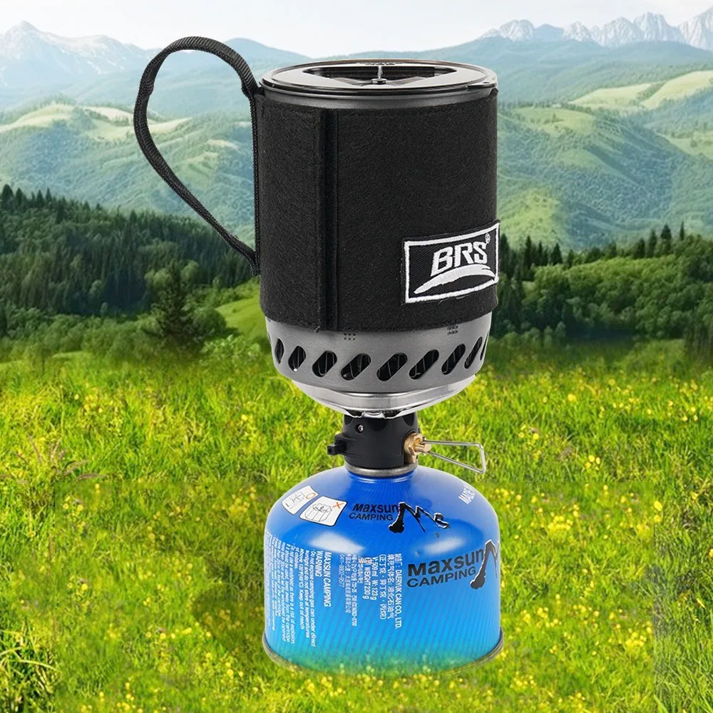 BRS-61 Outdoor Integrated Heat Collecting Pot Burner Ultralight Portable Hiking Furnace Cooking Backpacking Stove System
BRS-61 Outdoor Integrated Heat Collecting Pot Burner Ultralight Portable Hiking Furnace Cooking Backpacking Stove System