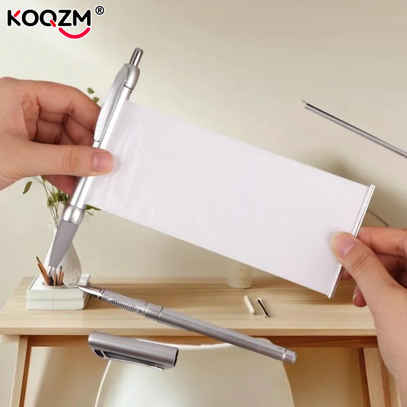 Инструмент для учета: записываемая ручка со скрытой выдвижной функцией бумаги для секретных заметок.
Инструмент для учета: записываемая ручка со скрытой выдвижной функцией бумаги для секретных заметок.