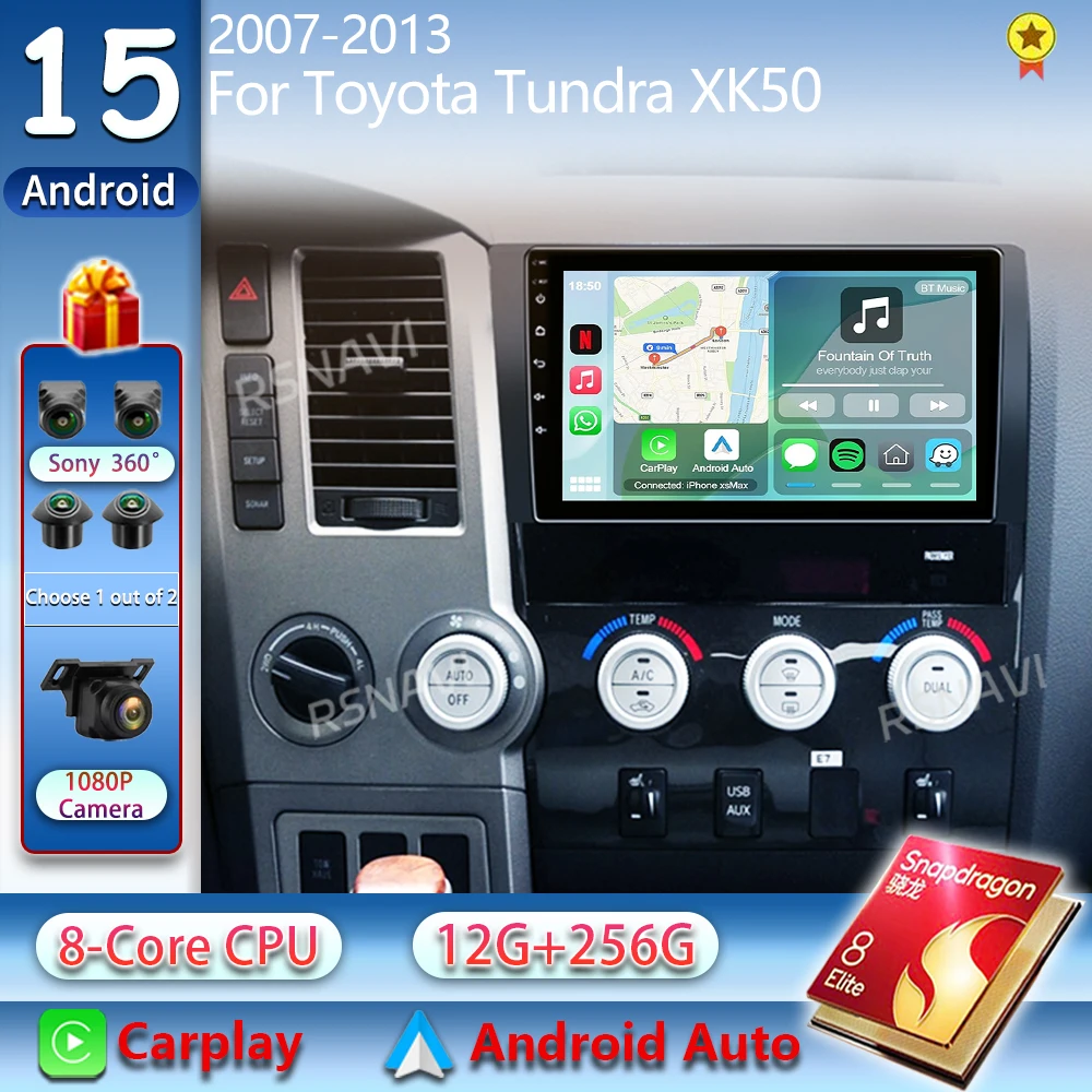 Android 15 Carplay Car Radio For Toyota Tundra XK50 2007 - 2013 Sequoia XK60 2008 - 2017 Navigation GPS Multimedia Player stereo
Android 15 Carplay Car Radio For Toyota Tundra XK50 2007 - 2013 Sequoia XK60 2008 - 2017 Navigation GPS Multimedia Player stereo