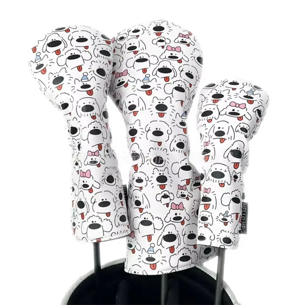 Puppy Pattern Golf Club Head Cover PU Leather Waterproof Golf Wood Headcover Cartoon Printed Iron Covers Golf Club Protector
Puppy Pattern Golf Club Head Cover PU Leather Waterproof Golf Wood Headcover Cartoon Printed Iron Covers Golf Club Protector