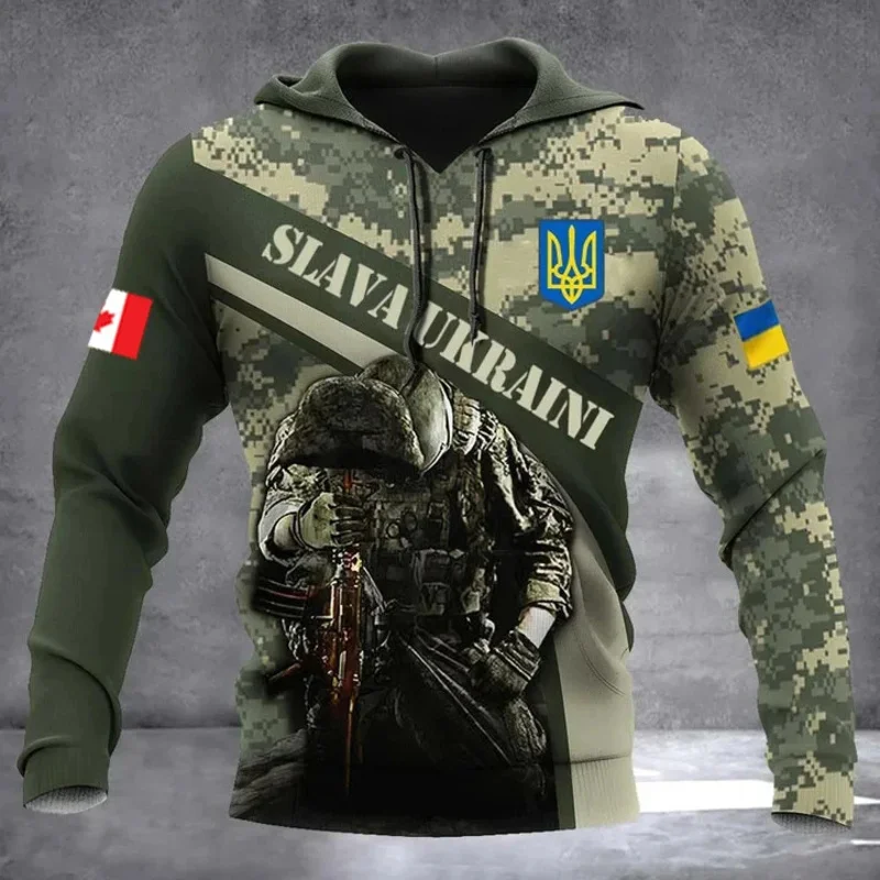 Новые толстовки с принтом украинского национального герба и флага Канады, камуфляжные толстовки с 3D-принтом для мужчин и женщин, повседневные пуловеры, военные толстовки с капюшоном, одежда
Новые толстовки с принтом украинского национального герба и флага Канады, камуфляжные толстовки с 3D-принтом для мужчин и женщин, повседневные пуловеры, военные толстовки с капюшоном, одежда