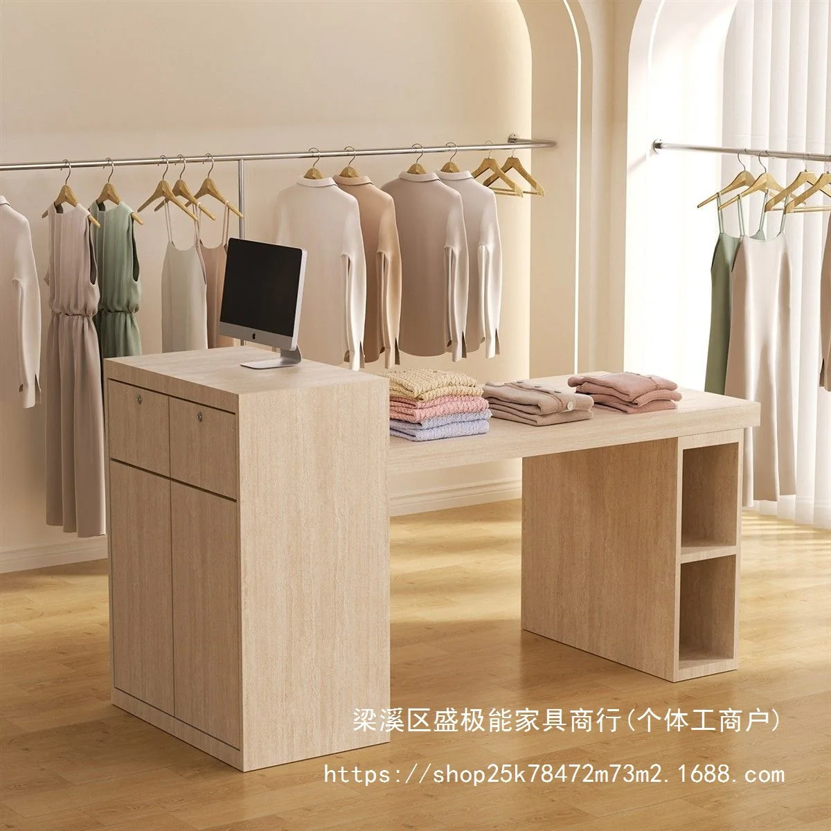 HYS Nakashimadai Clothing Store Women's Clothing Store Counter Display Counter Store Small Simple Modern Bar
HYS Nakashimadai Clothing Store Women's Clothing Store Counter Display Counter Store Small Simple Modern Bar