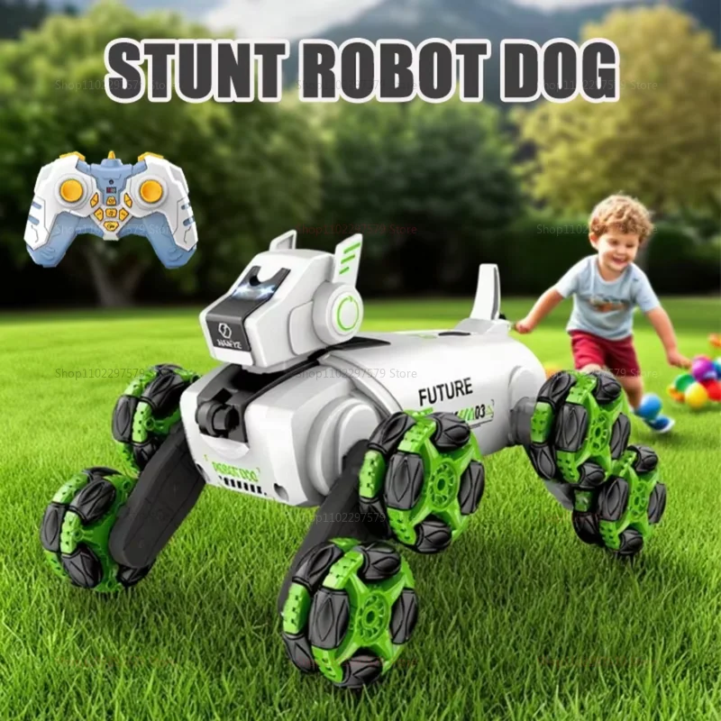 RC Stunt Dog Робот с дистанционным управлением Интеллектуальный трюк Механический спрей Режим собаки Музыка Вращение на 360 градусов Дрифт Домашнее животное Детские игрушки Подарки
RC Stunt Dog Робот с дистанционным управлением Интеллектуальный трюк Механический спрей Режим собаки Музыка Вращение на 360 градусов Дрифт Домашнее животное Детские игрушки Подарки