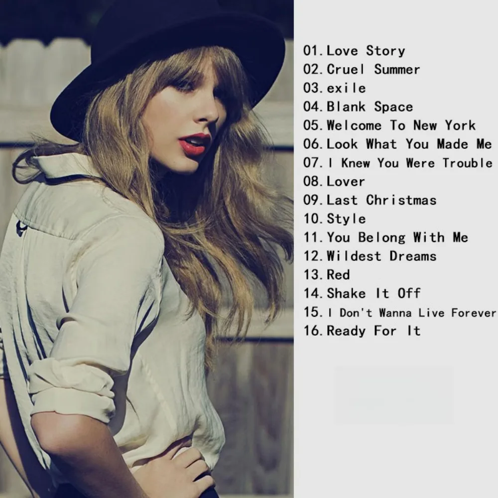 Коллекция хитов Тейлора Свифт в стиле вестерн-поп (автомобильный CD) | Безупречное высококачественное аудио | Премиум для любителей поп-кантри музыки
Коллекция хитов Тейлора Свифт в стиле вестерн-поп (автомобильный CD) | Безупречное высококачественное аудио | Премиум для любителей поп-кантри музыки