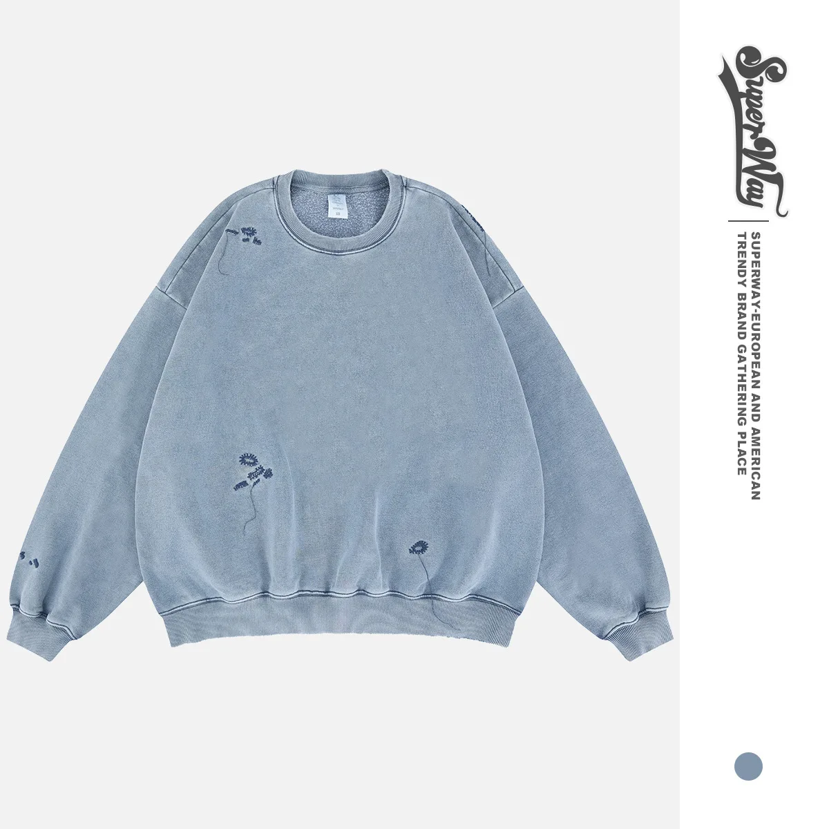 Men's Fce Lined round Ne Sweatirt Heavyweight Waed out Embroidery Pure Color Casual Comfortable Cotton Spring Autumn
Men's Fce Lined round Ne Sweatirt Heavyweight Waed out Embroidery Pure Color Casual Comfortable Cotton Spring Autumn